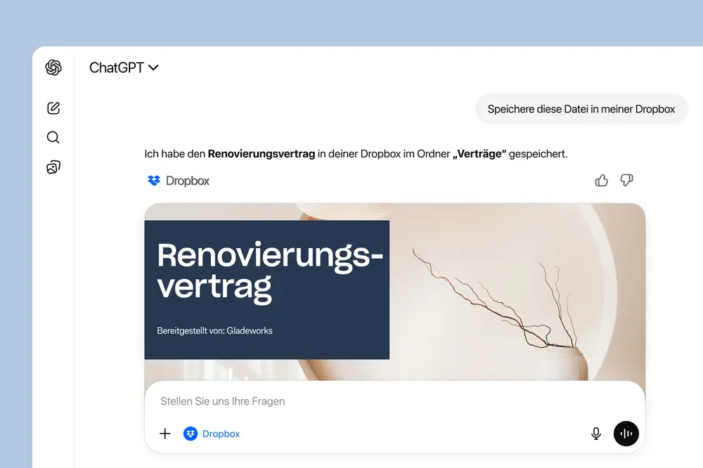 Dropbox App in ChatGPT